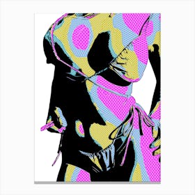 Abstract Geometric Sexy Woman (70) 1 Canvas Print