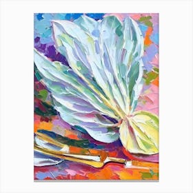 Lettuce Still Life Painting vegetable Canvas Print