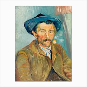 The Smoker (Le Fumeur) (1888), Vincent Van Gogh Canvas Print