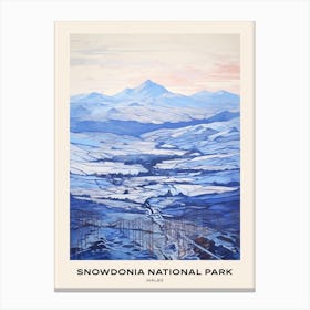 Snowdonia National Park Wales 4 Poster Canvas Print