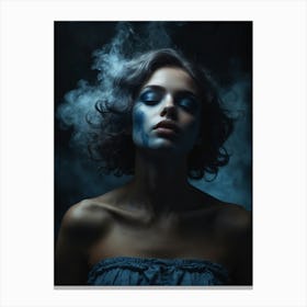 Smoke Stock Videos & Royalty-Free Footage Canvas Print