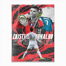 Ronaldo Poster Canvas Print