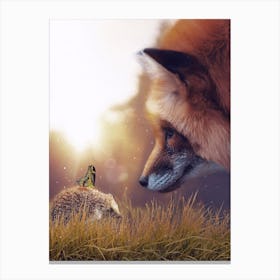 The Hedgehog And The Fox Canvas Print