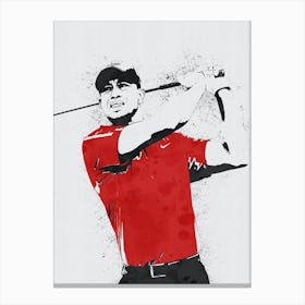 Tiger Woods Canvas Print