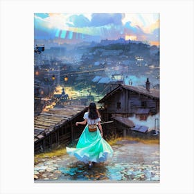 Fairytale City 2 Canvas Print