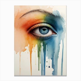 Eye Of The Rainbow Canvas Print