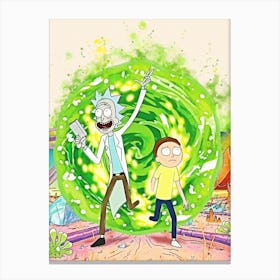 Rick And Morty 4 Canvas Print