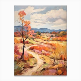 Autumn Gardens Painting Wave Hill Usa 3 Canvas Print