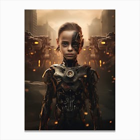 Cyber Fusion Canvas Print