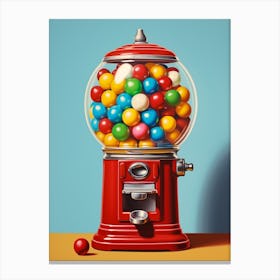 Gumball Machine Vintage Photography Style 2 Canvas Print