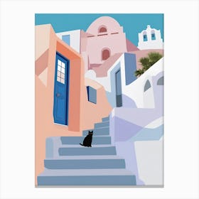 Santorini Island Canvas Print