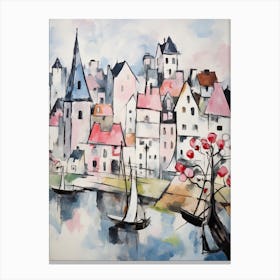 Wells Next The Sea (Norfolk) Painting 1 Canvas Print