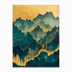 Chinese Mountains 104 Canvas Print