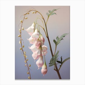 Floral Illustration Lily Of The Valley Canvas Print