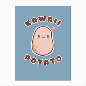 Kawaii Potato Canvas Print