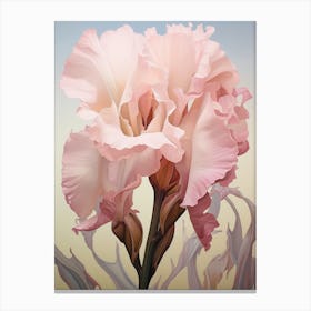 Floral Illustration Gladiolus 2 Canvas Print