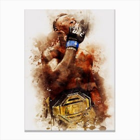 Israel Adesanya Canvas Print