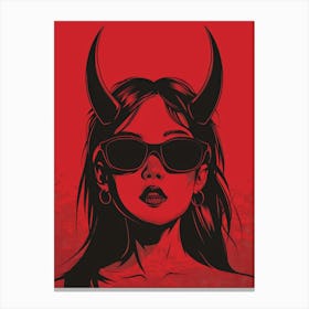 Devil Girl 1 Canvas Print