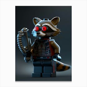 Lego Rocket Raccoon Canvas Print