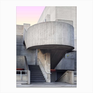 Royal National Theatre Staircase Canvas Print