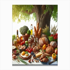 Healthy Eating Canvas Print