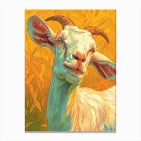 Goat Illustration 6 Canvas Print