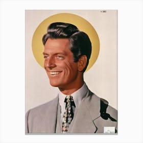 Dick Van Dyke Retro Collage Movies Canvas Print