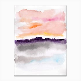 Purple Mountain Canvas Print