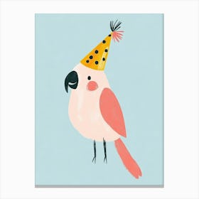 Birthday Parrot Canvas Print