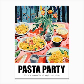 Pasta Party, Matisse Inspired 09 Canvas Print