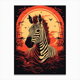 Zebra 5 Canvas Print