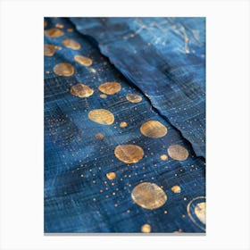 Gold And Blue Canvas Print