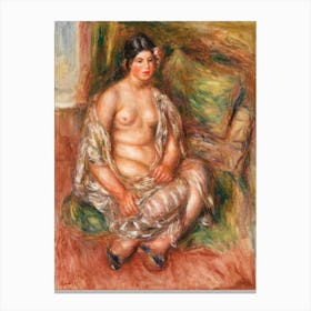 Seated Odalisque (1918), Pierre Auguste Renoir Canvas Print