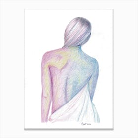 Woman shoulders Canvas Print