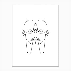 Face Two Face Canvas Print