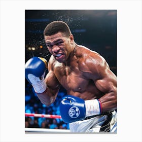 Boxer Boxing In The Ring Canvas Print