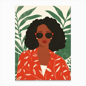 Afro-American Woman 42 Canvas Print