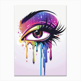 Rainbow Eye 2 Canvas Print