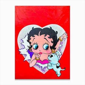 Betty Boop Canvas Print