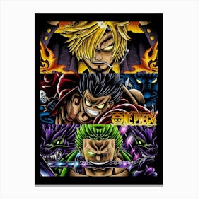 One Piece Anime Poster Canvas Print