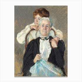 Portrait of Mrs. Cyrus J. Lawrence with her grandson R. Lawrence Oakley (ca.1898), Mary Cassatt Canvas Print