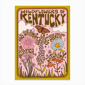 Kentucky Wildflowers Canvas Print