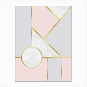 Modern geometric art 1 Canvas Print