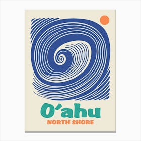 Oahu North Shore 1 Canvas Print