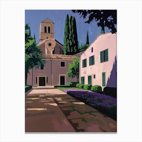 Churchyard Canvas Print