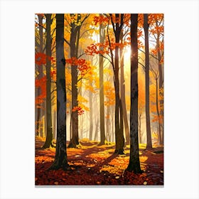 Autumn Forest 4 Canvas Print