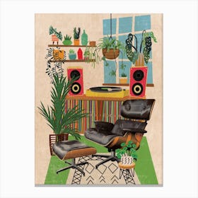 Playing Some Tunes Canvas Print