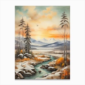 Winter Landscape 36 Canvas Print