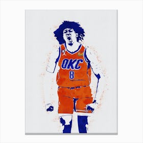 Jalen Williams Oklahoma City Thunder Canvas Print