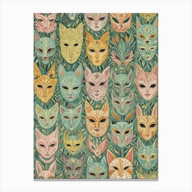 Carnival Masks Canvas Print